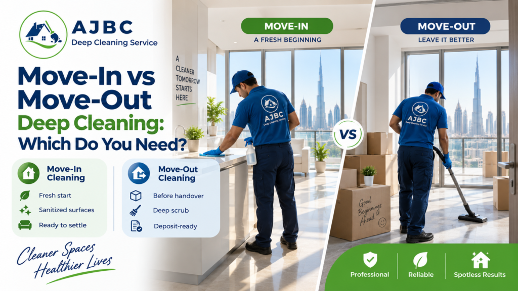 Move-In vs Move-Out Deep Cleaning Which Do You Need