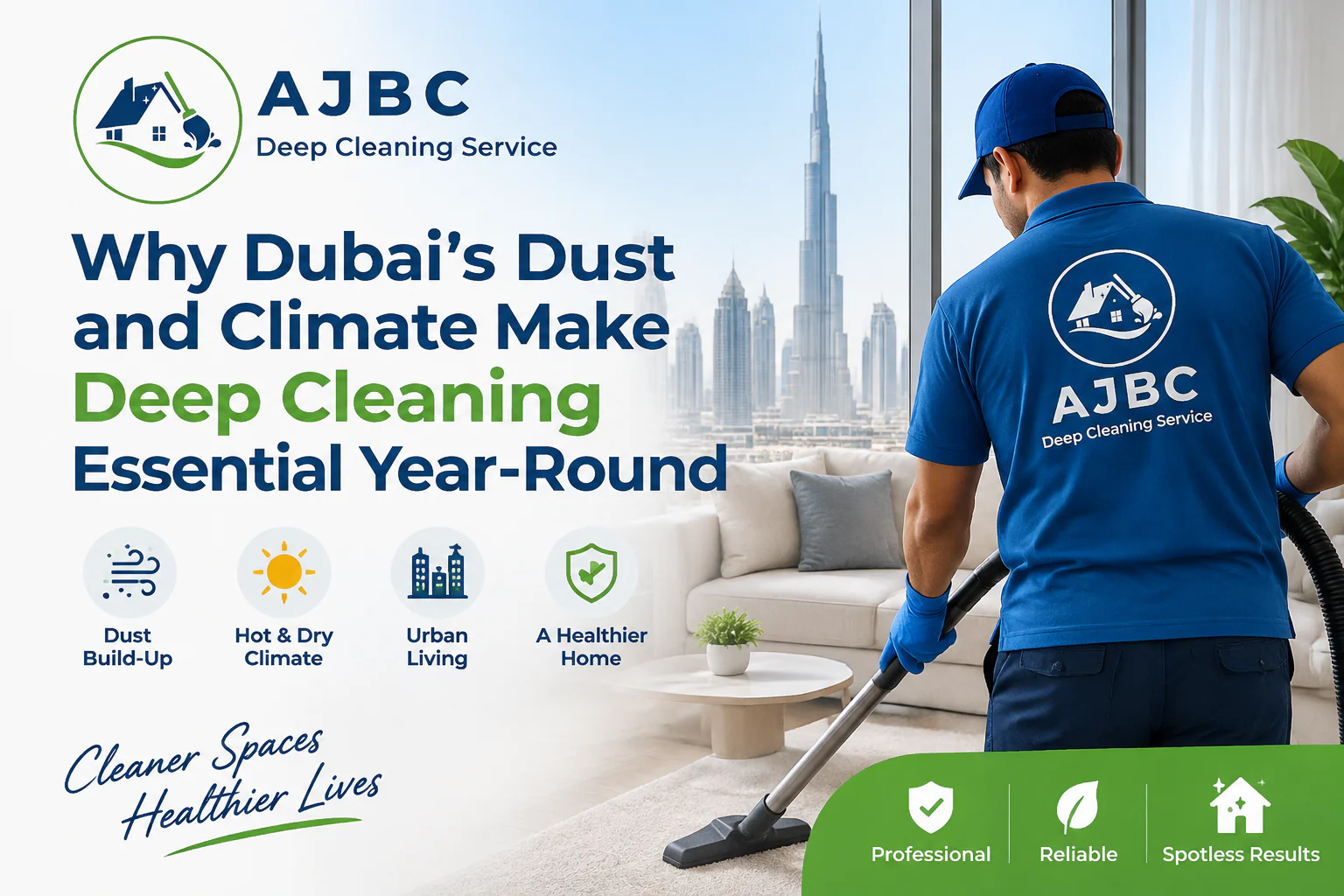 Why Dubai’s Dust and Climate Make Deep Cleaning Essential Year-Round