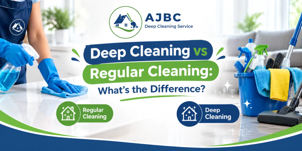 deep cleaning vs regular cleaning